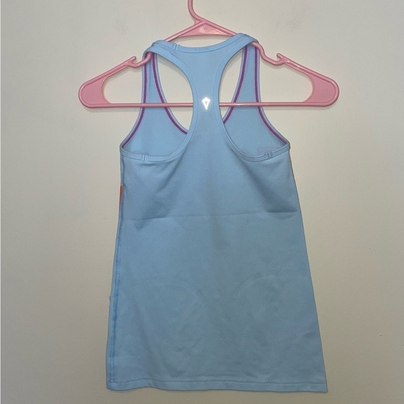 Ivivva Light Blue Racerback Tank Top Size 12 - Picture 3 of 3
